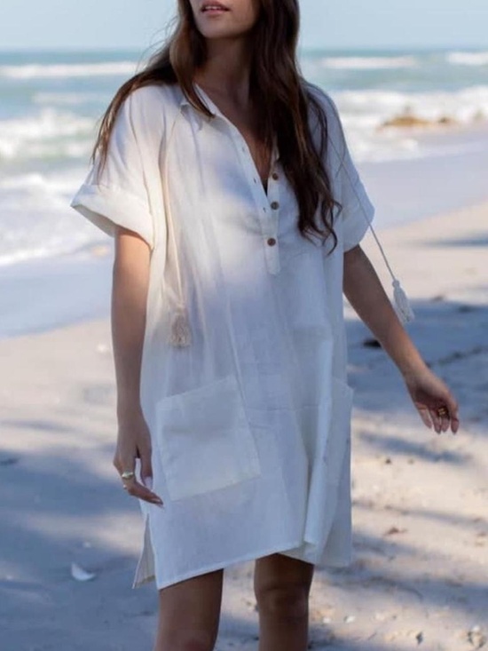 Emerson Fry Other - Emerson fry baja caftan organic cotton one size $158 retail